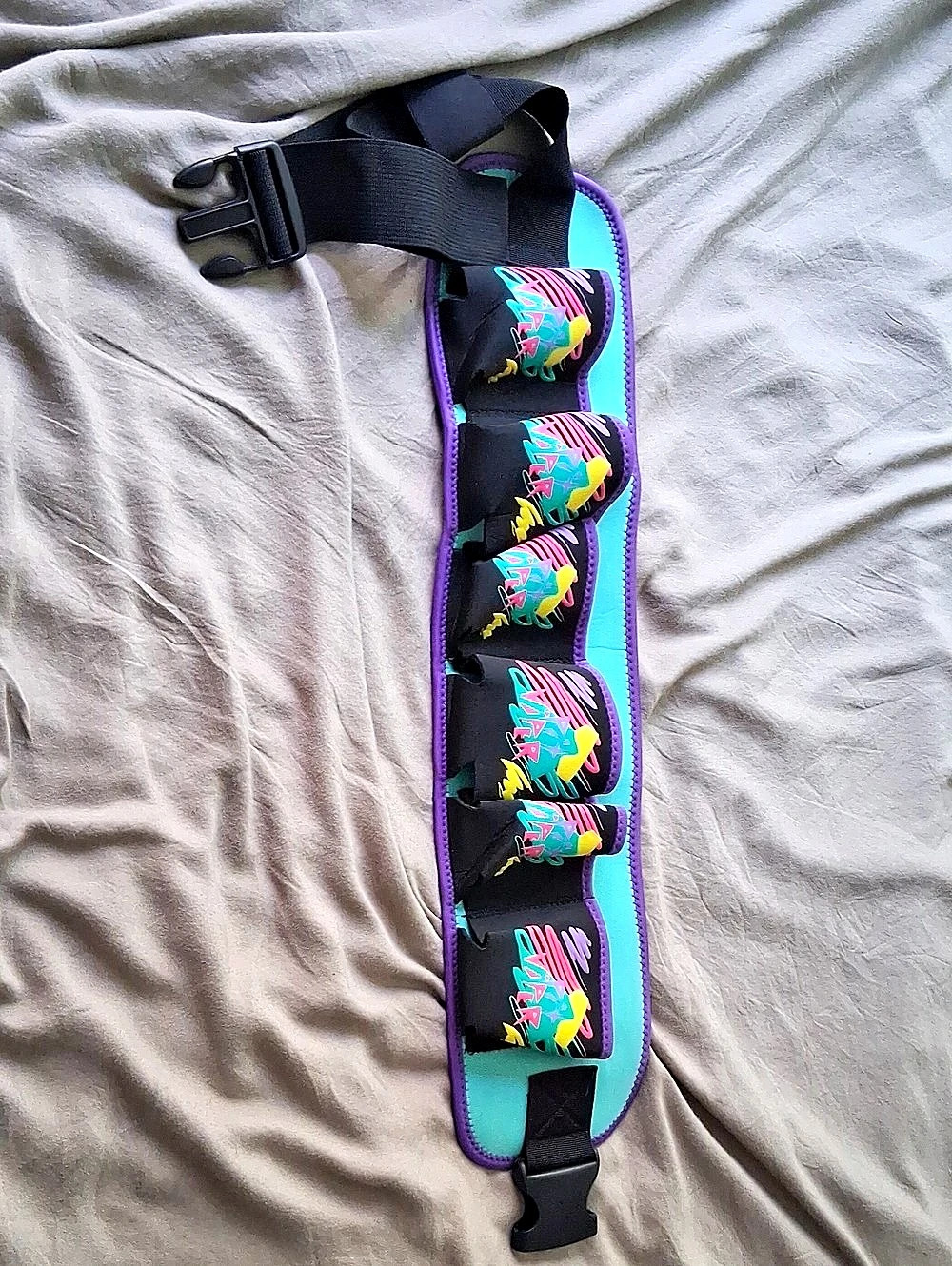 Pit Viper The Fun Rug Butt Bar Beer Belt Black & Purple